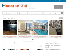 Tablet Screenshot of marketplacethailand.com
